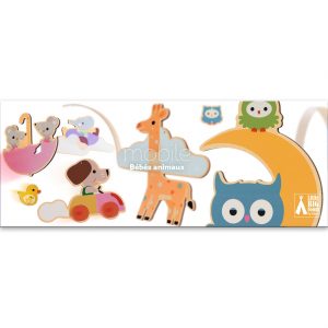Djeco - Mobile en bois Bébés animaux