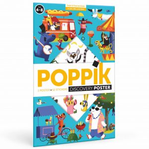 Poppik - Poster éducatif Le jeu des animaux
