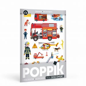 Poppik - Affichette Pompiers