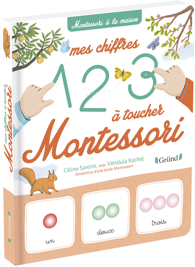 Livre - Mes chiffres 123 à toucher Montessori