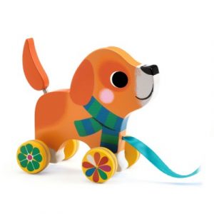 Djeco - Jouet à tirer en bois - Lou