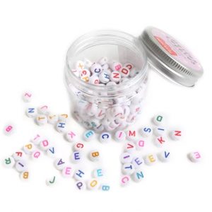 La Petite épicerie - Pot perles lettres – Multicolore