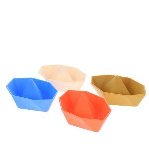 Le Petit Souk - Lot de 4 petits bateaux silicone