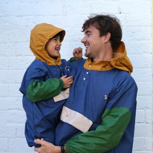 Poule Party - Poncho de pluie évolutif - Ash Blue