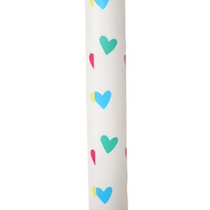 Le Petit Souk - Rouleau de papier cadeau cœurs multicolores