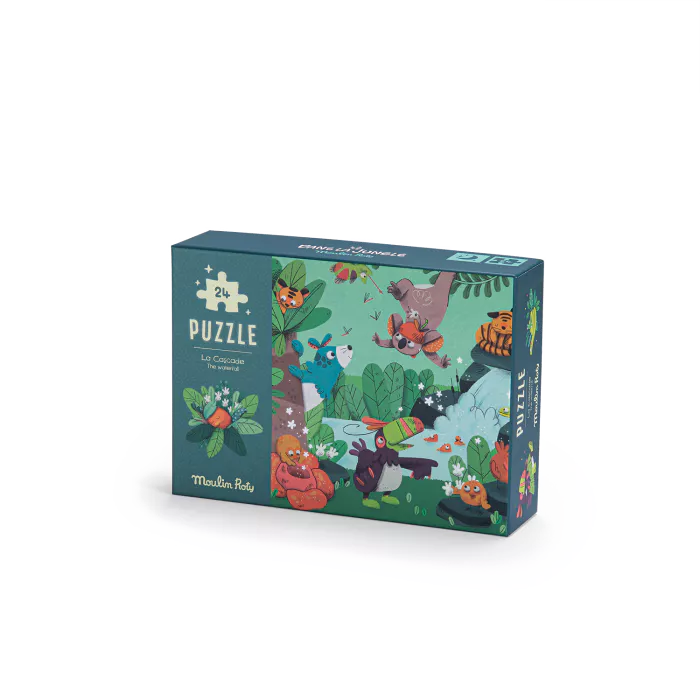 Moulin Roty - Puzzle phosphorescent - Dans la jungle