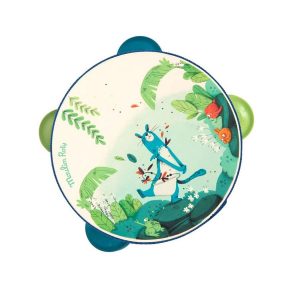 Moulin Roty - Tambourin bleu Zimba - Dans la jungle