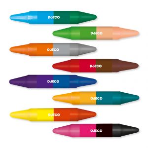 Djeco - 8 Crayons 16 Couleurs