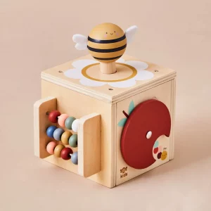 Just Bee - Mini-cube d'activités en bois