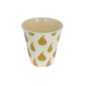 Le Petit Souk - Grand verre en mélamine Poire