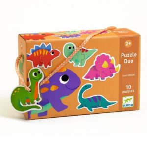 Djeco - Puzzle Duo - Dinos