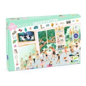Djeco - Puzzle Observation - L'école de danse - 100 pcs