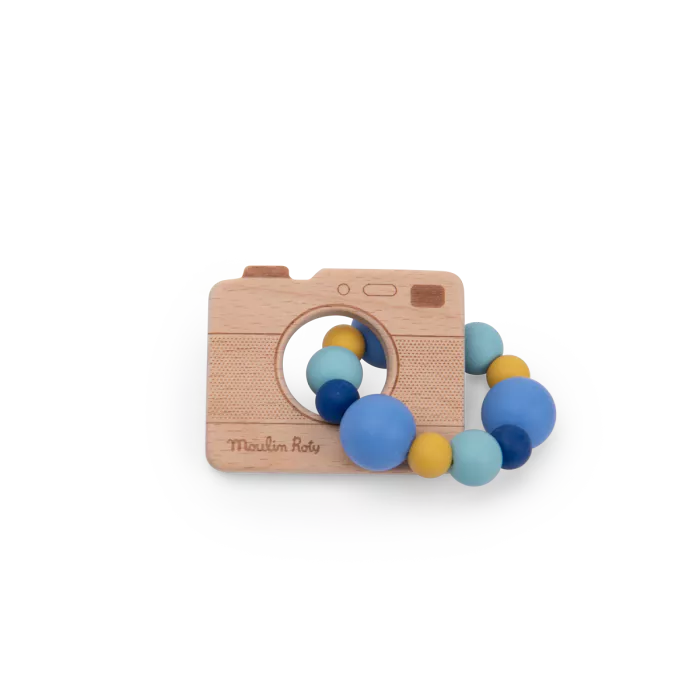 Moulin Roty - Hochet anneau de dentition appareil photo