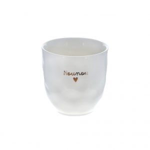 Le Petit Souk - Tasse à café "Nounou" cœur doré