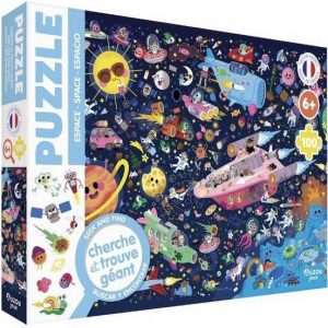 Auzou - Puzzle cherche et trouve - Espace
