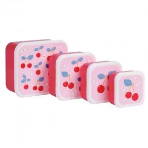 A Little Lovely Company - Boite à collation - Cerises