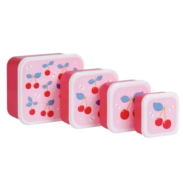 A Little Lovely Company - Boite à collation - Cerises