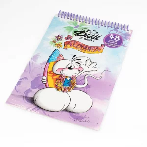 Diddl - Cahier de coloriage A4 Violet