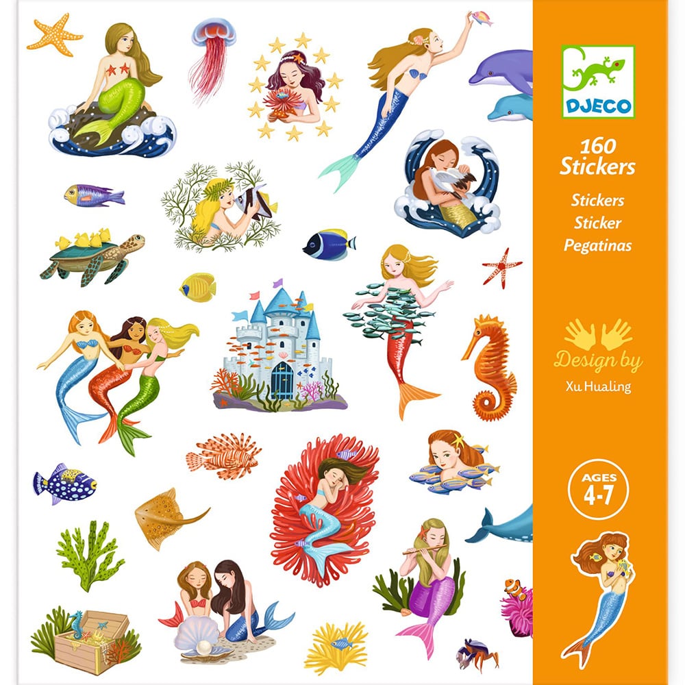 Djeco - Stickers Sirènes
