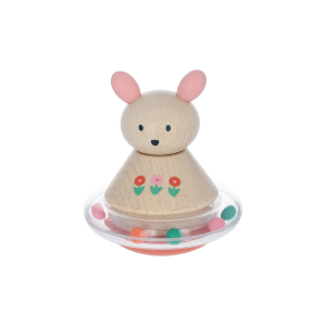 Le Petit Souk - Hochet culbuto à billes lapin