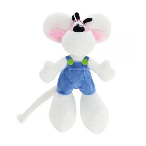 Diddl - Peluche Diddl en salopette Bleue