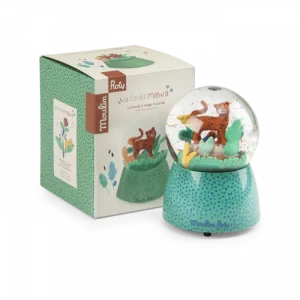 Moulin Roty - Boule à neige musicale La Forêt Mawa