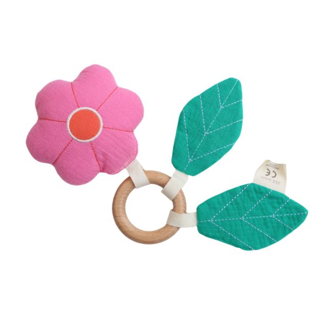 Le Petit Souk - Hochet fleur Joli Paon