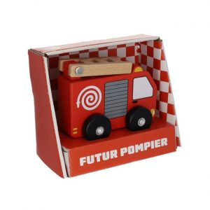 Le Petit Souk - Camion de pompier en bois