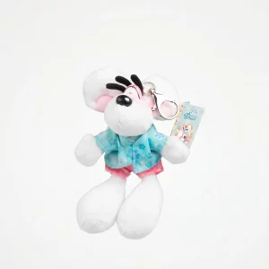 Porte-clés peluche Diddl tenue summer 15cm