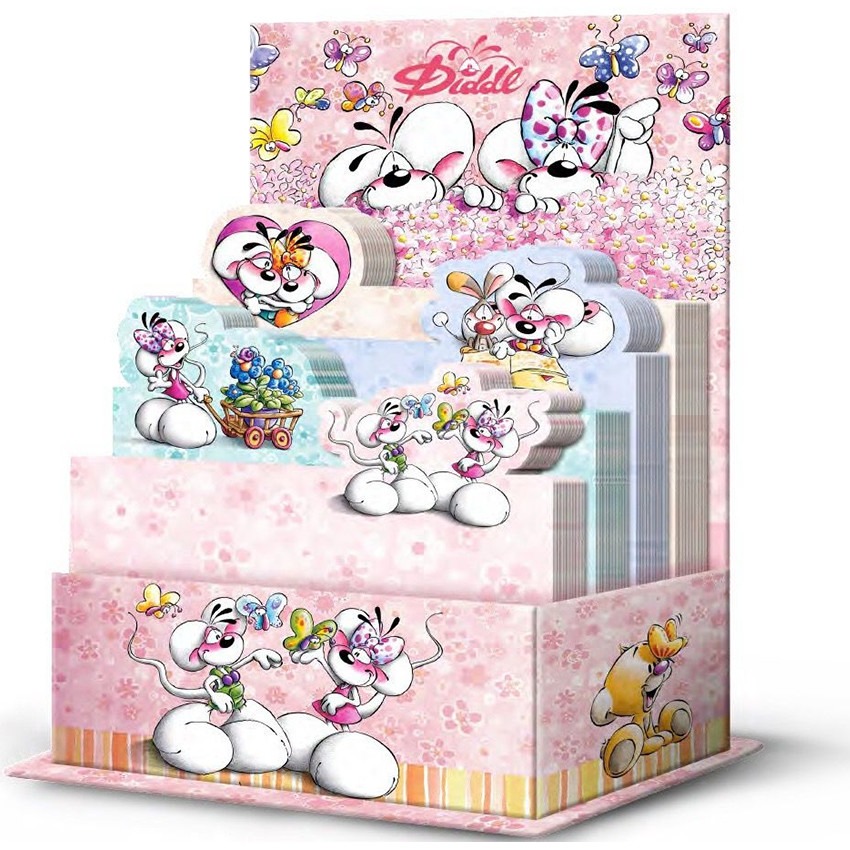 Diddl - Coffret 4 Blocs Mémo